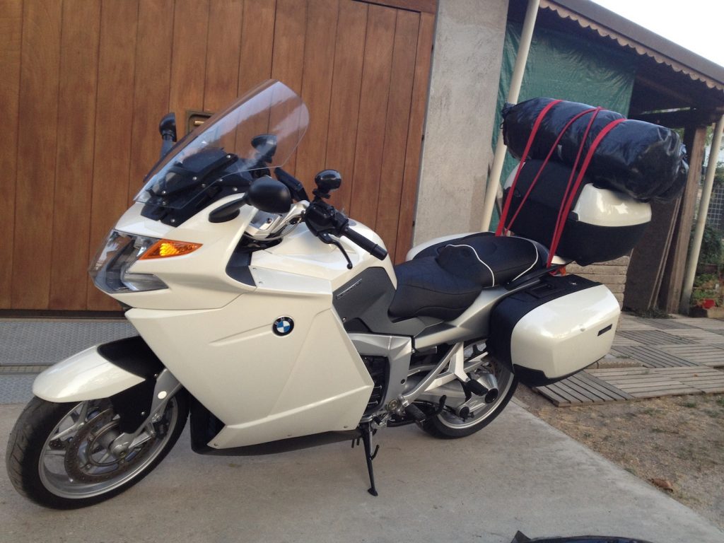 BMW K1200GT pronta per Capo Nord