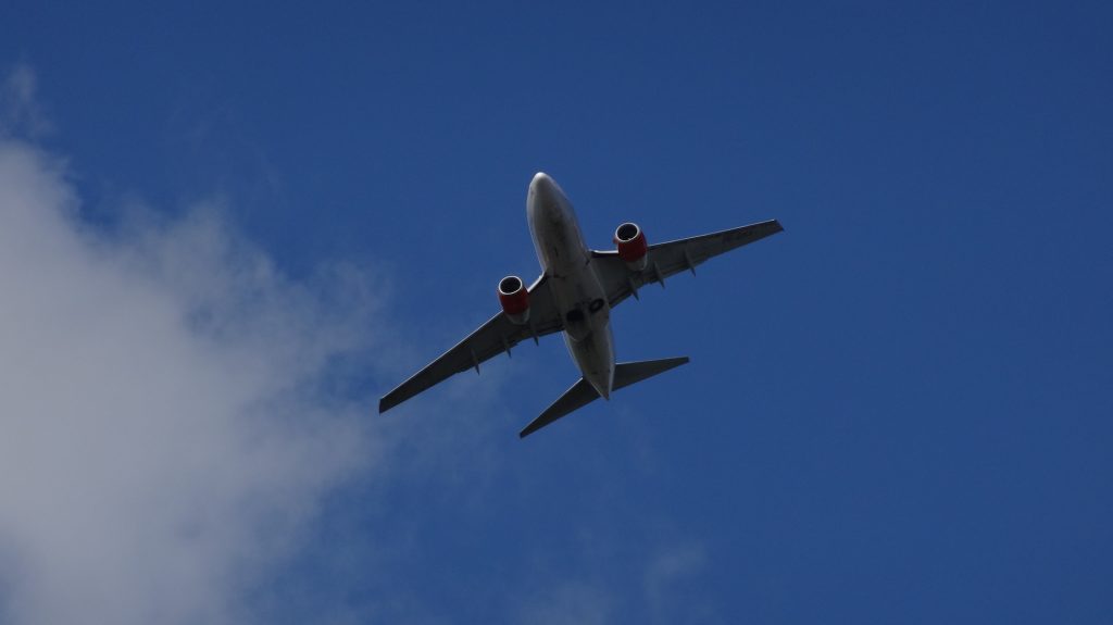 Fly in the blue sky Stoccolma