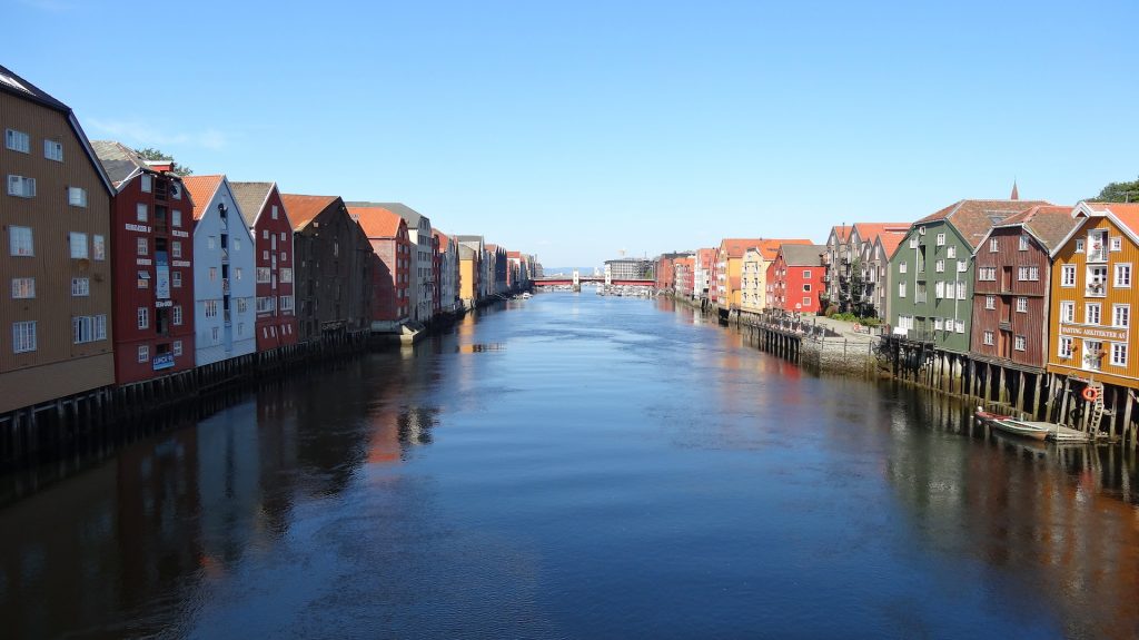 Trondheim in the water