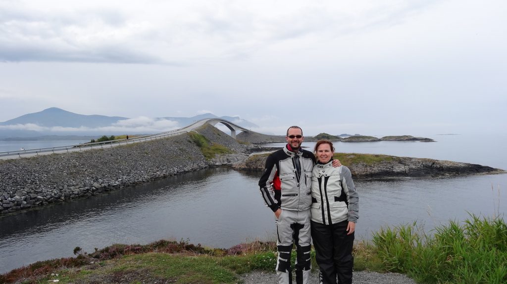ivan e Federica sulla Strada Atlantica