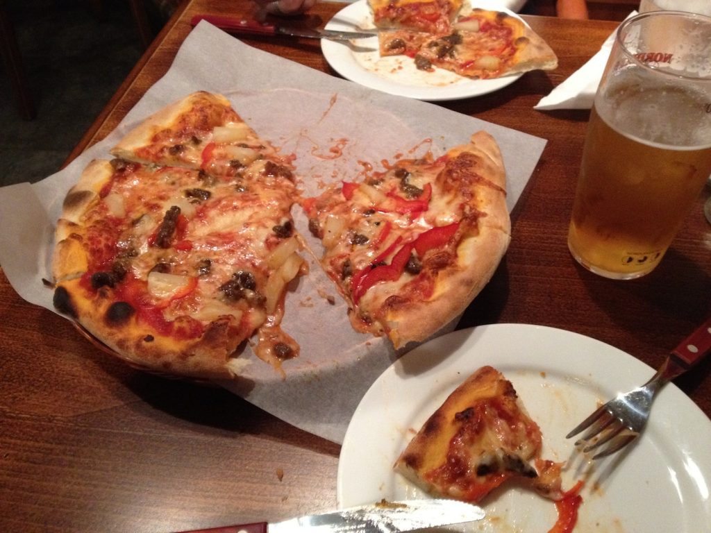 pizza con manzo a Rognan