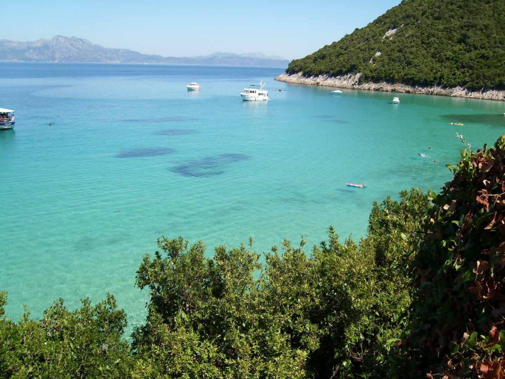 mare cristallino a Peljesac