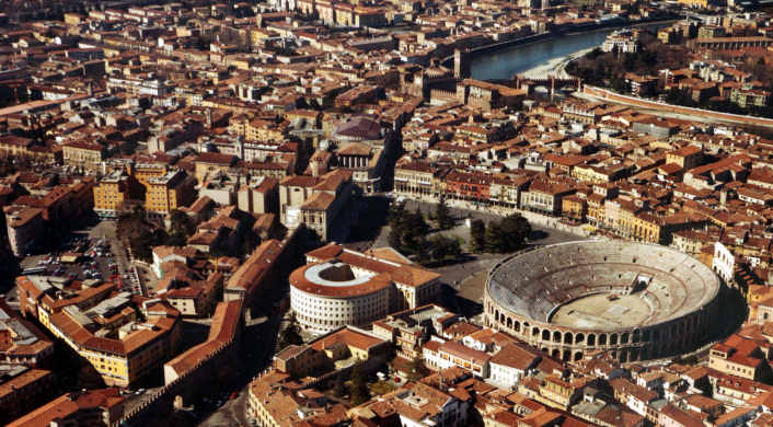 verona dall'alto