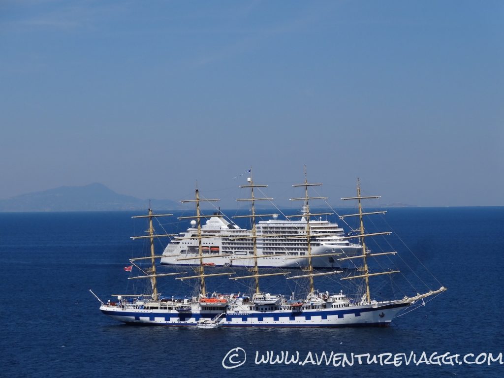 prospettiva sul mare della costiera