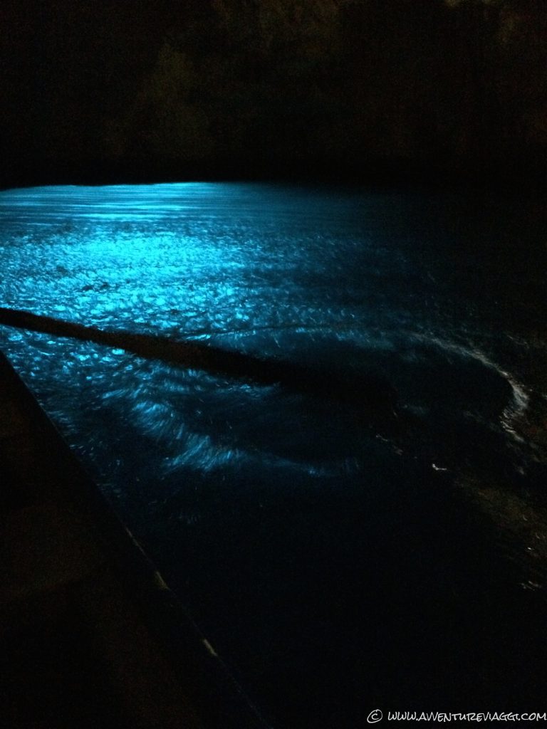 riflessi grotta di smeraldo